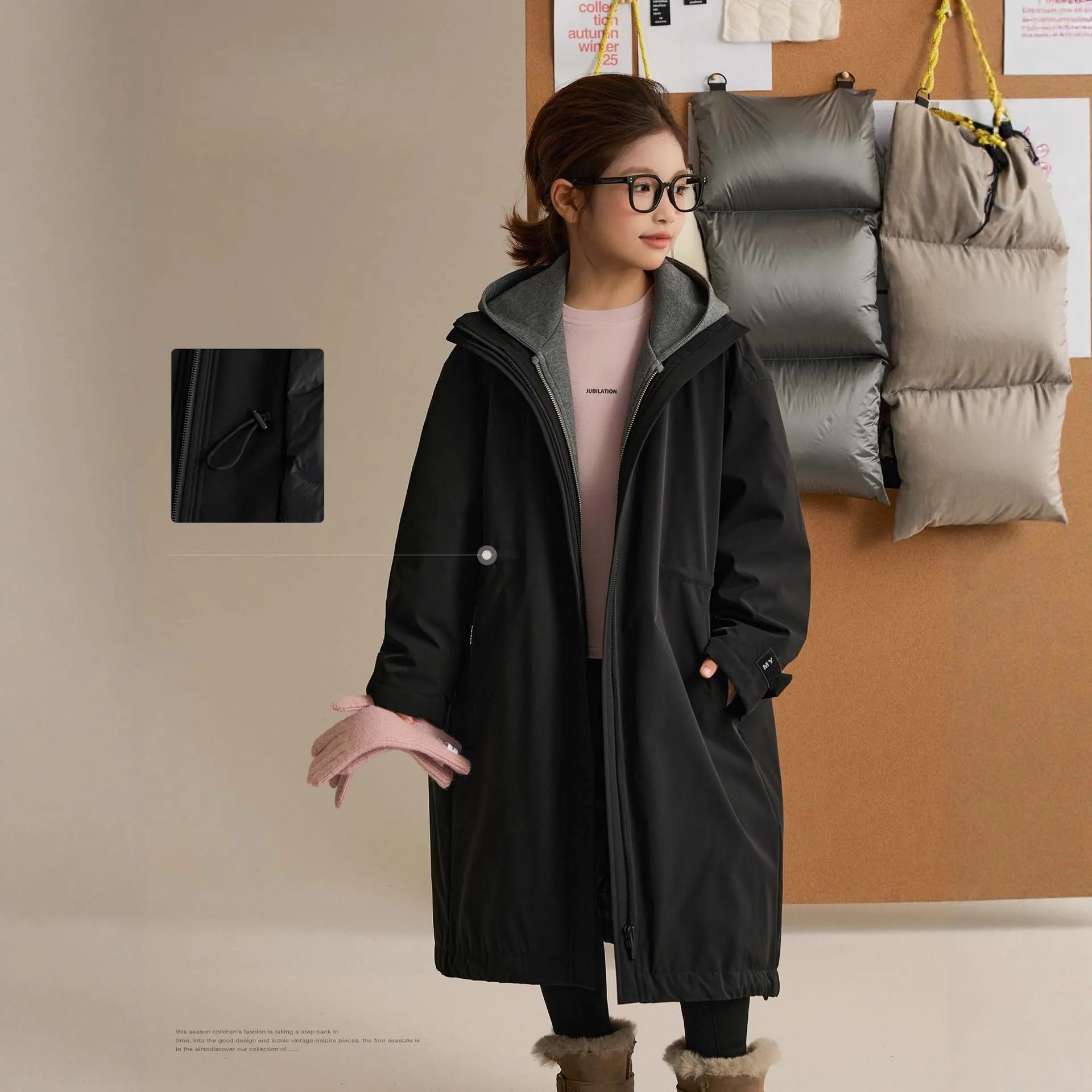 

Зимние детские парки выше колена для девочек от 4 до 14 лет, утепленная детская длинная куртка для девочек, бархатное ветрозащитное водонепроницаемое пальто для девочек