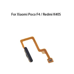 Org Home Power Button Finger abdrucks ensor Flex kabel für Xiaomi Poco F4 / Redmi K40s