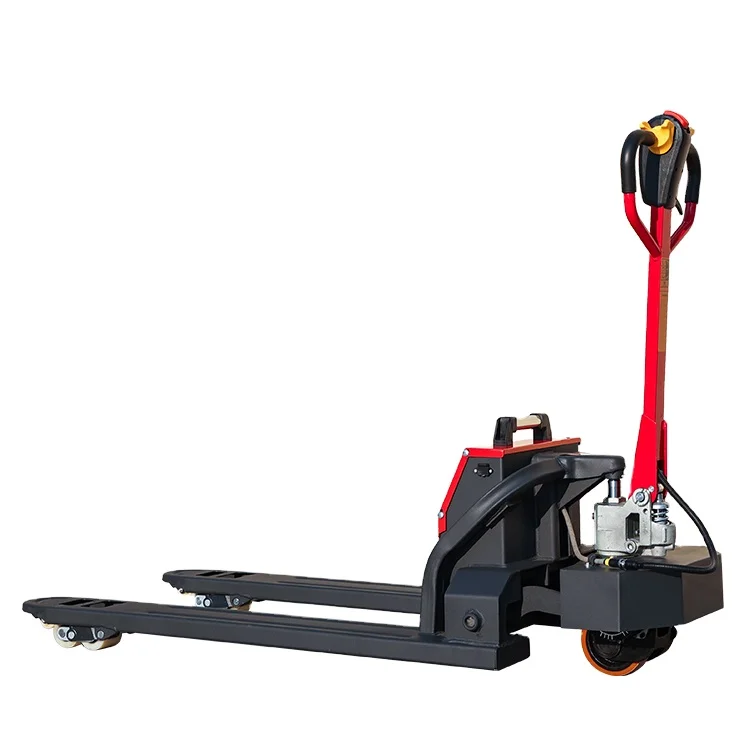 

Powered Hydraulic Pallet Jack New Arrivals 1.5 Ton 2000 Kg Capacity Off Road Wheels Semi-Electric Pallet Truck