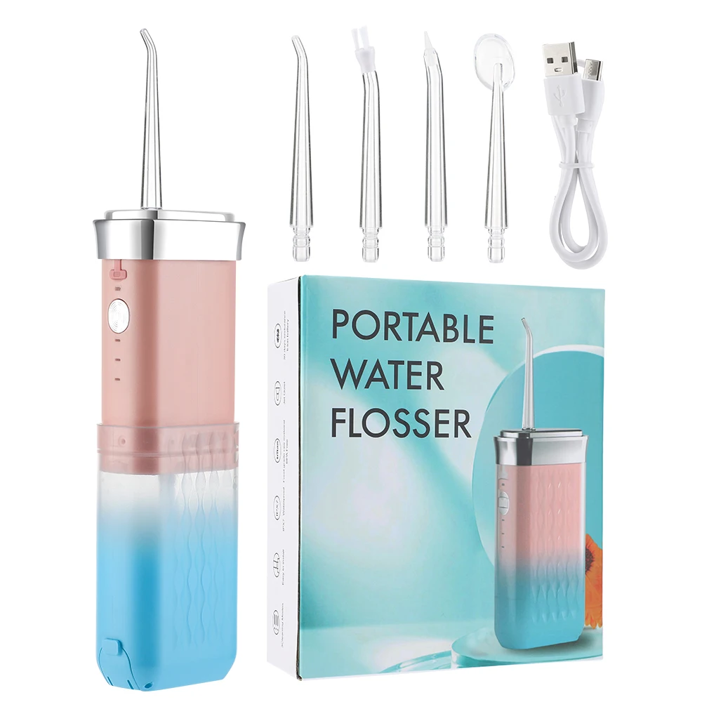 Portable Water Flosser for Teeth Oral Irrigator Dental Water Jet Water Thread Home Travel Mini Dental Floss Pick High Pressure