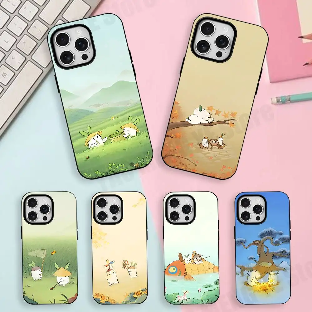 

Tao Yuan LUO Matte Silicone Soft Case For iPhone 17,17E,16,16E,15,14,13,12,11 Pro Max For Magnetic Shell Frosted Cover