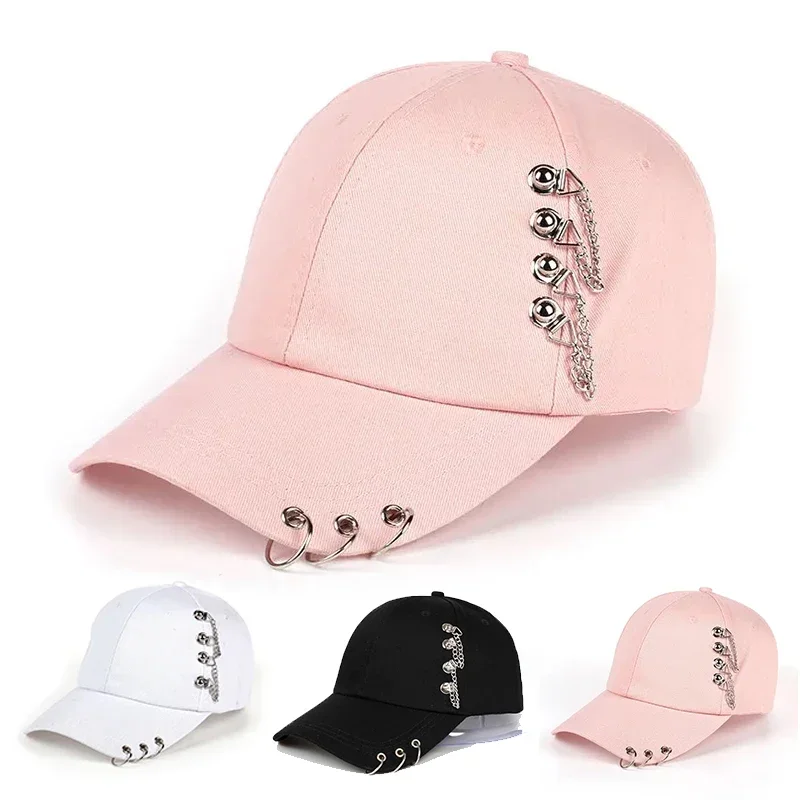 Unisex Side Iron Ring Baseball Caps Spring Autumn Outdoor Su