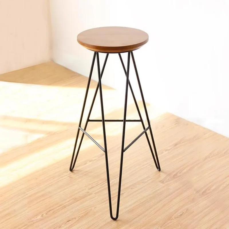 

Vase Aesthetic wooden stool Vintage Single Ergonomic Buffet Comfortable Japanese bar stools Individual silla Trendy Furniture