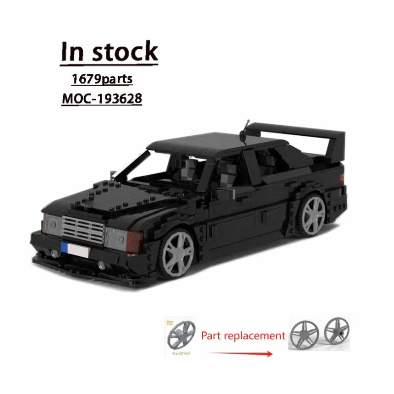 

MOC-193628 Black New MB 190 EVO Supercar Racing Building Block Model 1679 Parts MOC Creative Boy Christmas Building Block Toy