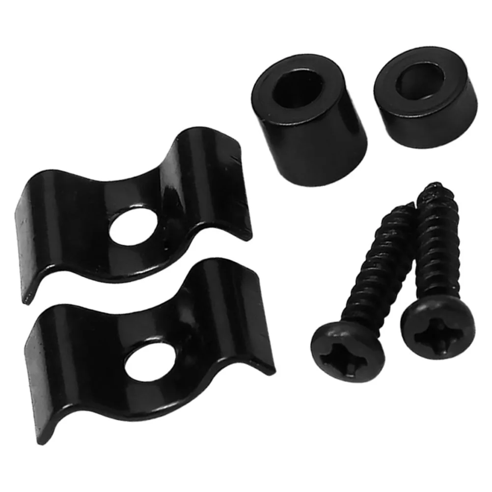 

Black Guitar String Retainer Guides for Electric Guitar and Bass Smooth Roller Design Enhances Performance Easy Installation