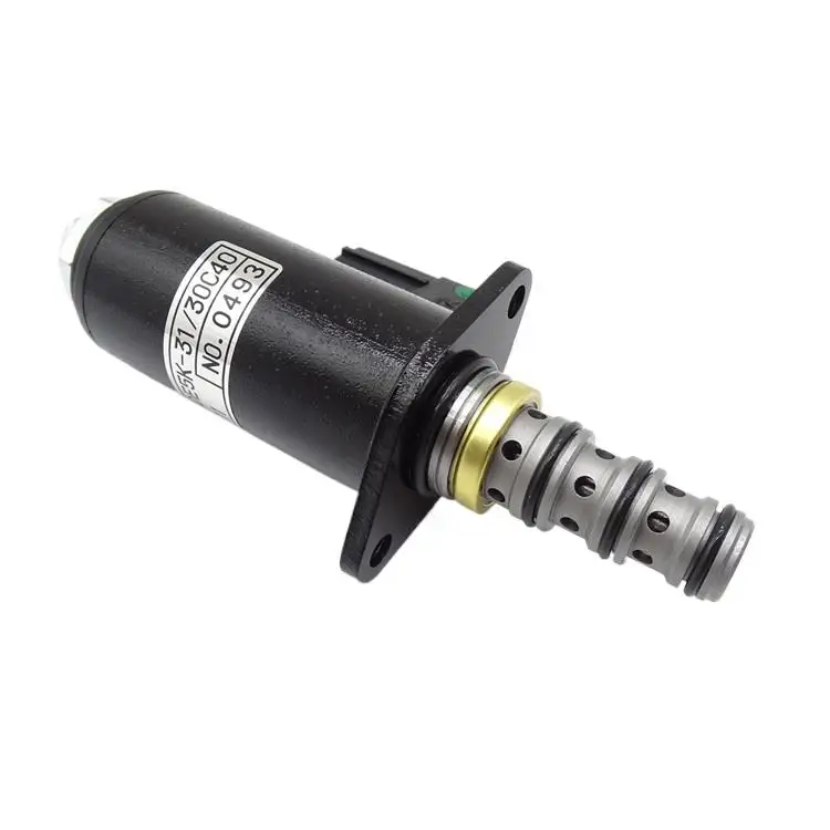 

Excavator Hydraulic Pump Solenoid Valve YN35V00018F2 SK200-3/5/6 Proportional Solenoid Valve KDRDE5K-31/30C40-101