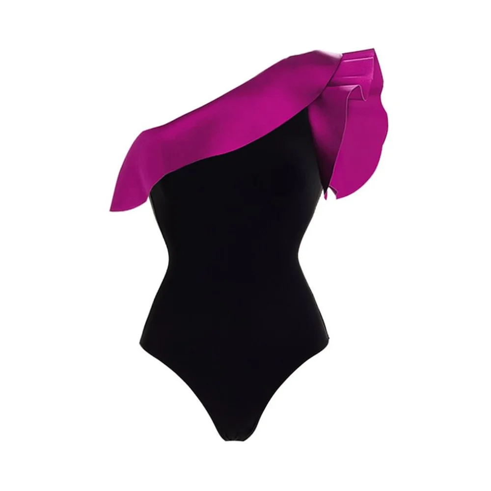 

Новый Sle Бикини Пляжная одежда с рюшами по подолу Купальный костюм Missrose Полиэстер Треугольный дизайн