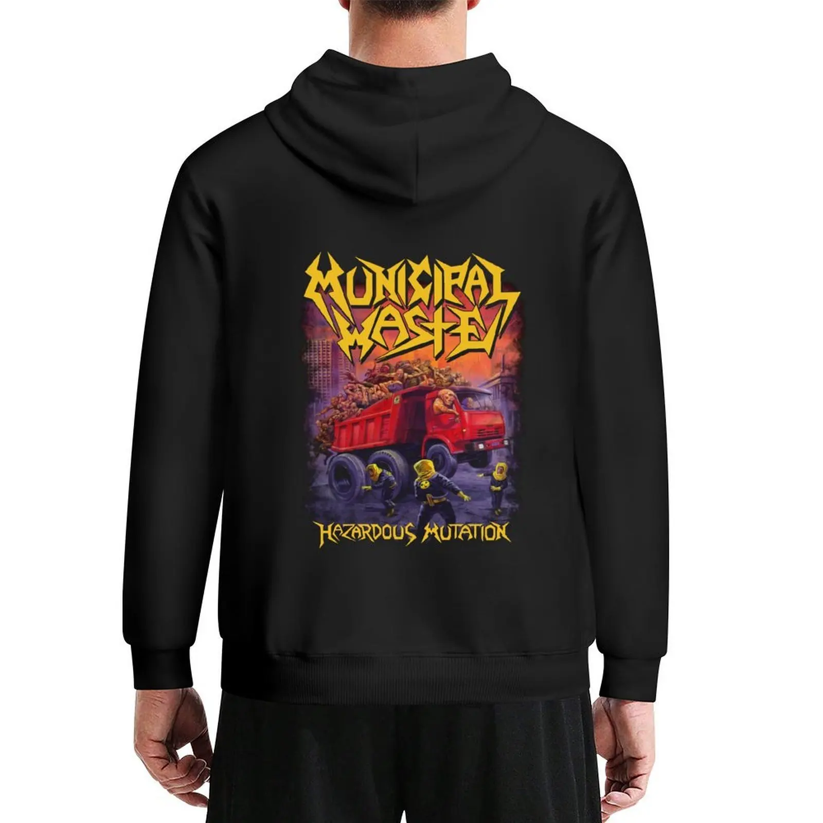 

Lover Gift Municipal Waste Band Retro Wave Hoodie men's coat japanese style winter clothes autumn men's hoodies