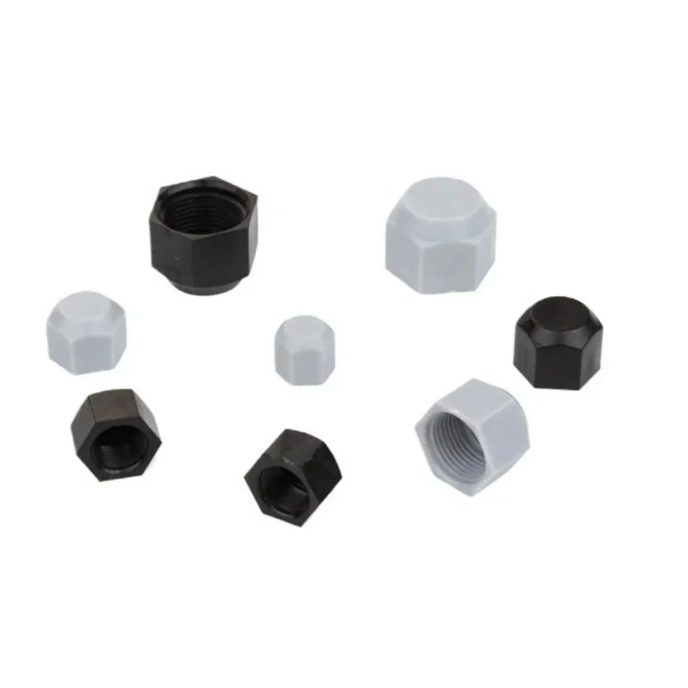 

10 шт./лот 1/4 "3/8" 1/2 "5/8 "3/4" SAE женская или мужская торцевая заглушка пластиковый ABS сантехнический фитинг для кондиционера