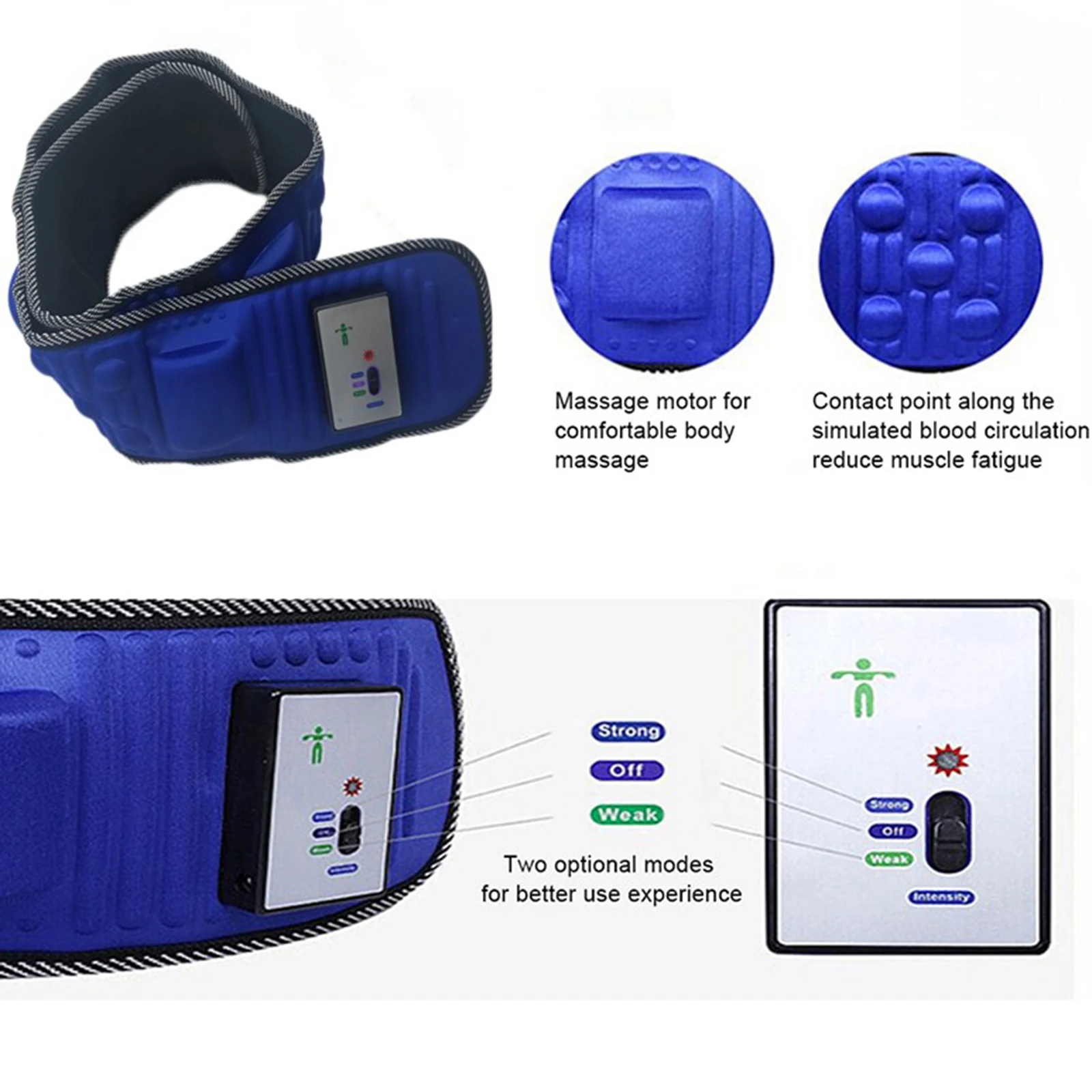 Waist Trainer Massager Slimming Vibration Platform Abdominal Muscle Stimulator Belt for Home and Gym Fitness