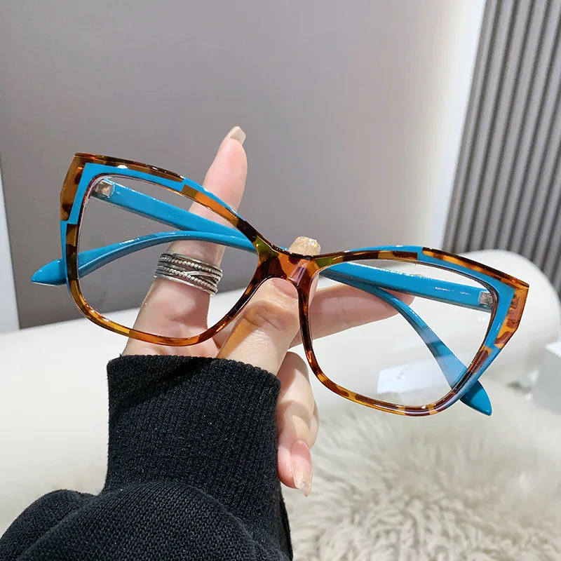 Ahora Cat Eye Glasses Frame Women Blue Light Blocking 2023Designers Eyeglasses Optical Spectacle Computer Eye Protection Glasses