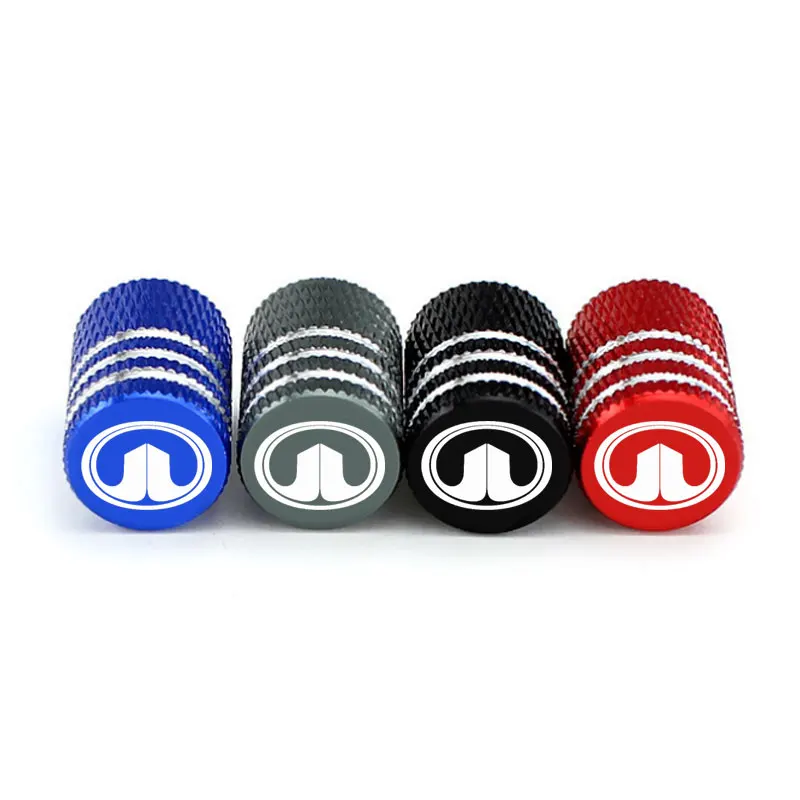 High Quality Badge Metal Car Tire Valve caps for nipple Covers Dustproof Auto Accessories For Great Wall Haval Tank POWER Pao