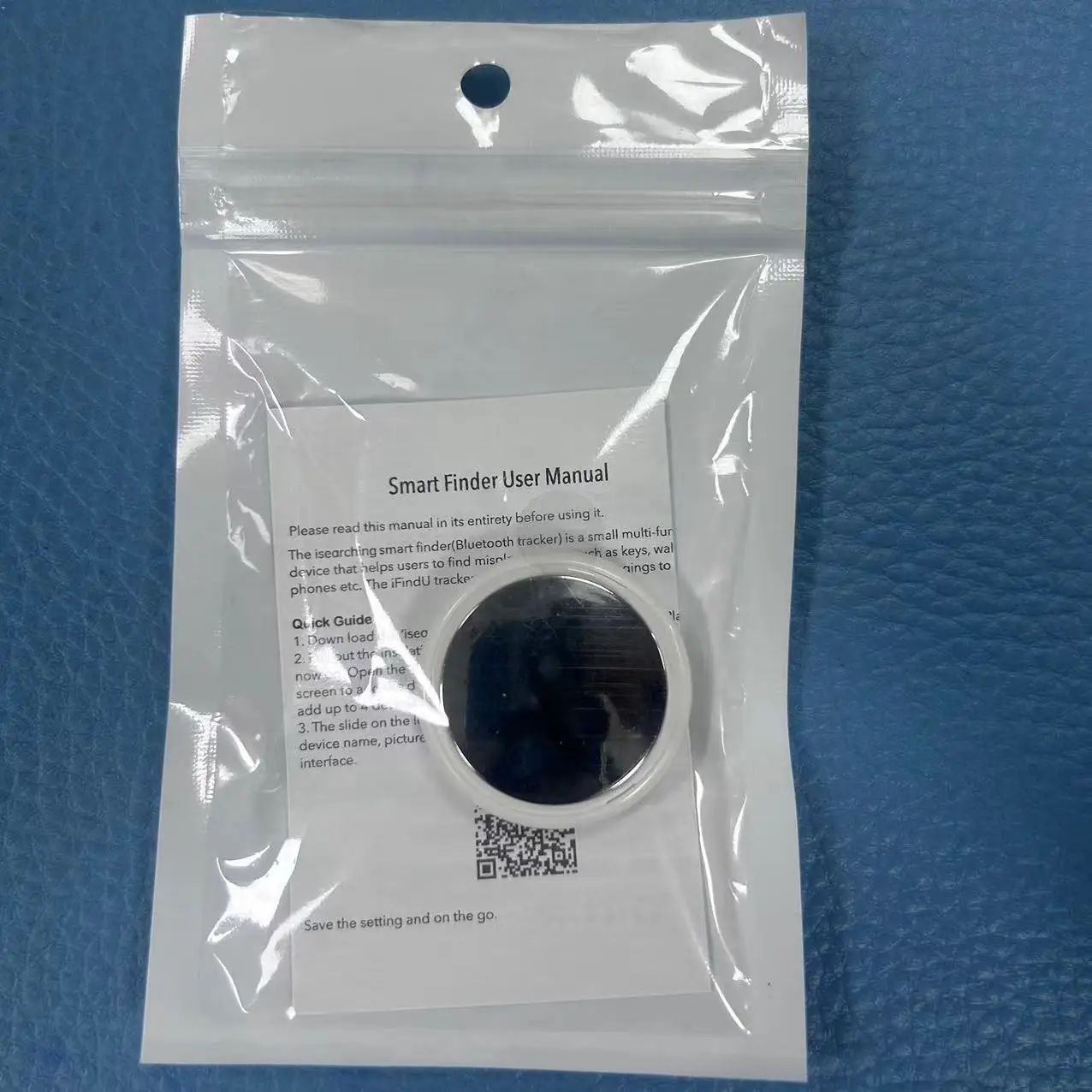 Rastreador Bluetooth Anti-Perda com Sistema Operacional Duplo, Compatível com iOS Find My e Android, Localizador com Alarme Sonoro para Chaves, Celulares e Itens Pessoais