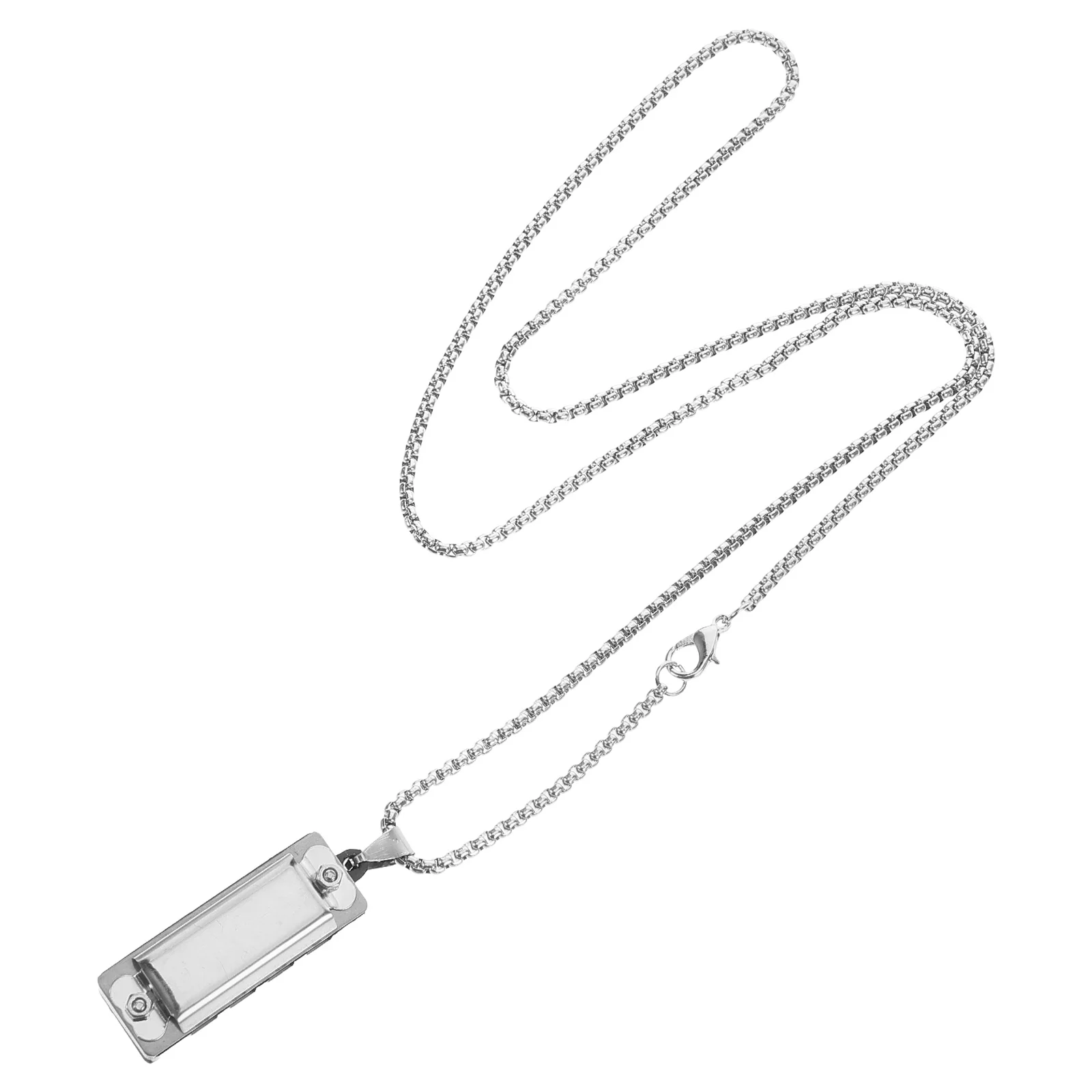 

Harmonica Necklace Pendant Clothing Decor Accessory Handmade Instrument Jewlery Charm