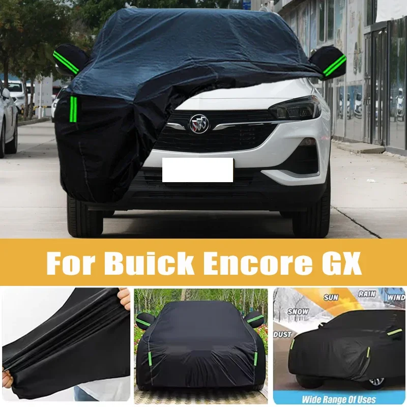 

For Buick Encore GX Full Car Cover Four Seasons Outdoor Sun Anti UV Rain Snow Dust Protection Oxford Cloth Accessories