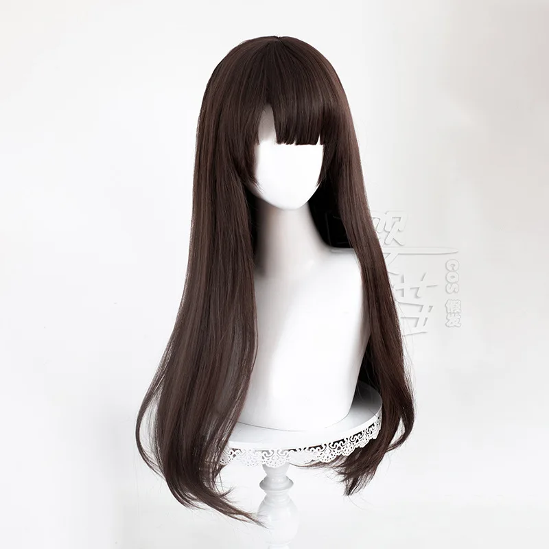 Megumi Kato Cosplay Wig Anime Saekano: How To Raise A Boring Girlfriend 80CM Brown Heat Resistant Synthetic Hair Halloween Party