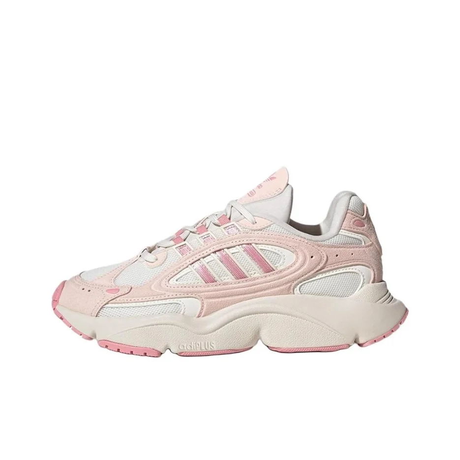 Adidas Originals Ozmillen Comfortable Abrasion Resistant Low top Casual Shoes Unisex Pink KJ6991