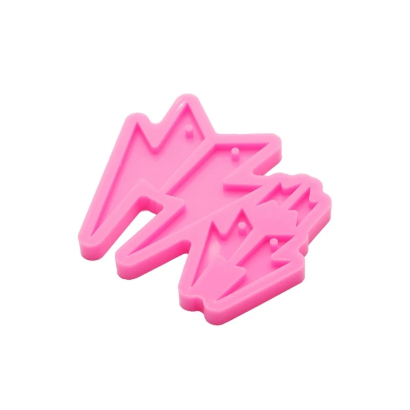 

DIY Silicone Mold Lightning Earrings Pendant Silicone Mold Decorative Epoxy Mol