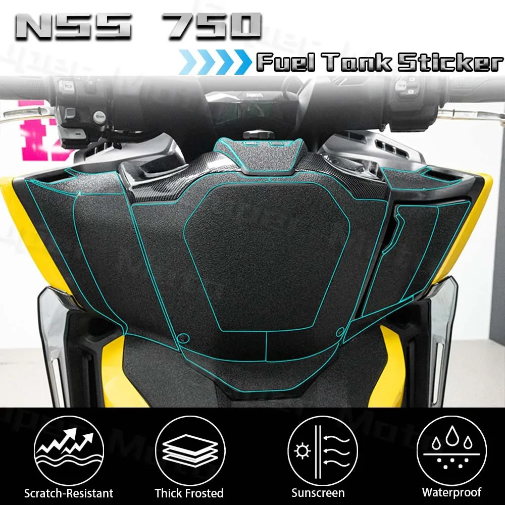

For NSS 750 Forza 750 FORZA750 NSS750 2025 Motorcycle Full Kits Frosted Sticker Scooter Tank Pad Protector Sticker Waterproof
