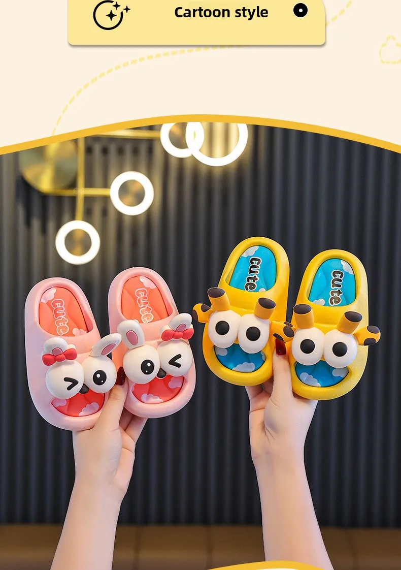 Neue Sommer-Kindersandalen: Rutschfeste, weiche Baby-Slipper für Mädchen und Jungen – Ideal für Strand, Innenbereich und Bad – Eltern-Kind-Sandalen – Detail 6