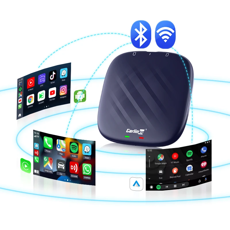 

STLFCar Electronics QCM6125 Android13Auto Carplay Ai Box Tv3 In1 carlinkit Tbox Plus 128gb 64gb Car Play Dongle for Car netflix