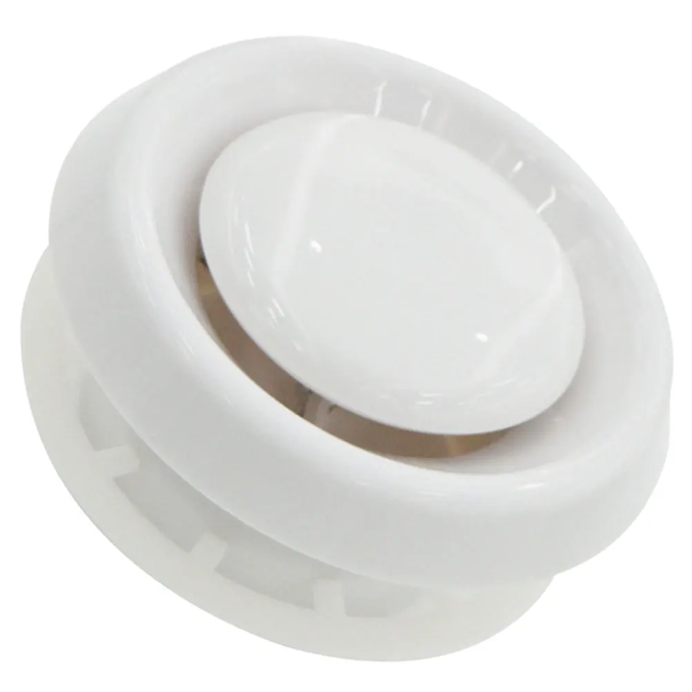 Cubierta de conducto de ventilación de aire de techo redondo ajustable, difusor de techo de pantalla de malla de Panel extraíble ABS duradero para escape de conducto en línea