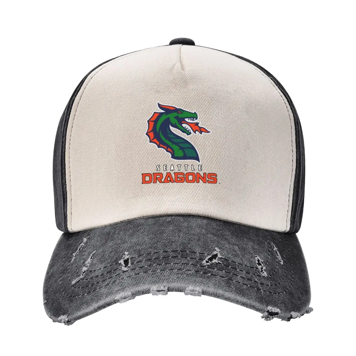

Seattle Dragons Football T-Shirt Sticker Baseball Cap Anime Visor Military Tactical Cap Golf Wear Women's Beach Outlet Men's