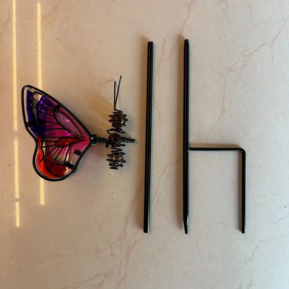 

Садовые украшения, металлическая стрекоза, садовый кол, красочный светящийся наземный кол, художественный креативный садовый ворс, горшечные растения