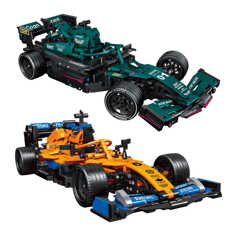 MOC Technische F1 Formule Racewagen Bouwstenen Kit 1:12 Schaal Supercar Model Bricks Puzzel Speelgoed Kinderen Creatieve Verjaardagscadeau