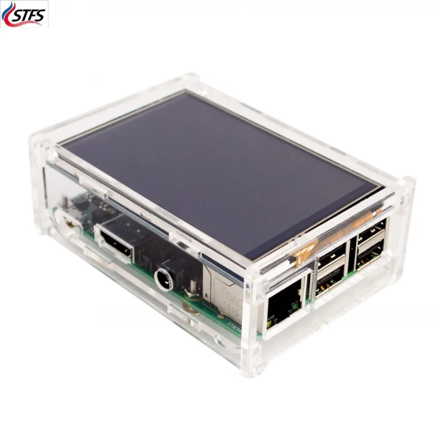 

Acrylic Case for for Raspberry Pi 3 / Pi 2 Model B 3.5 inch LCD