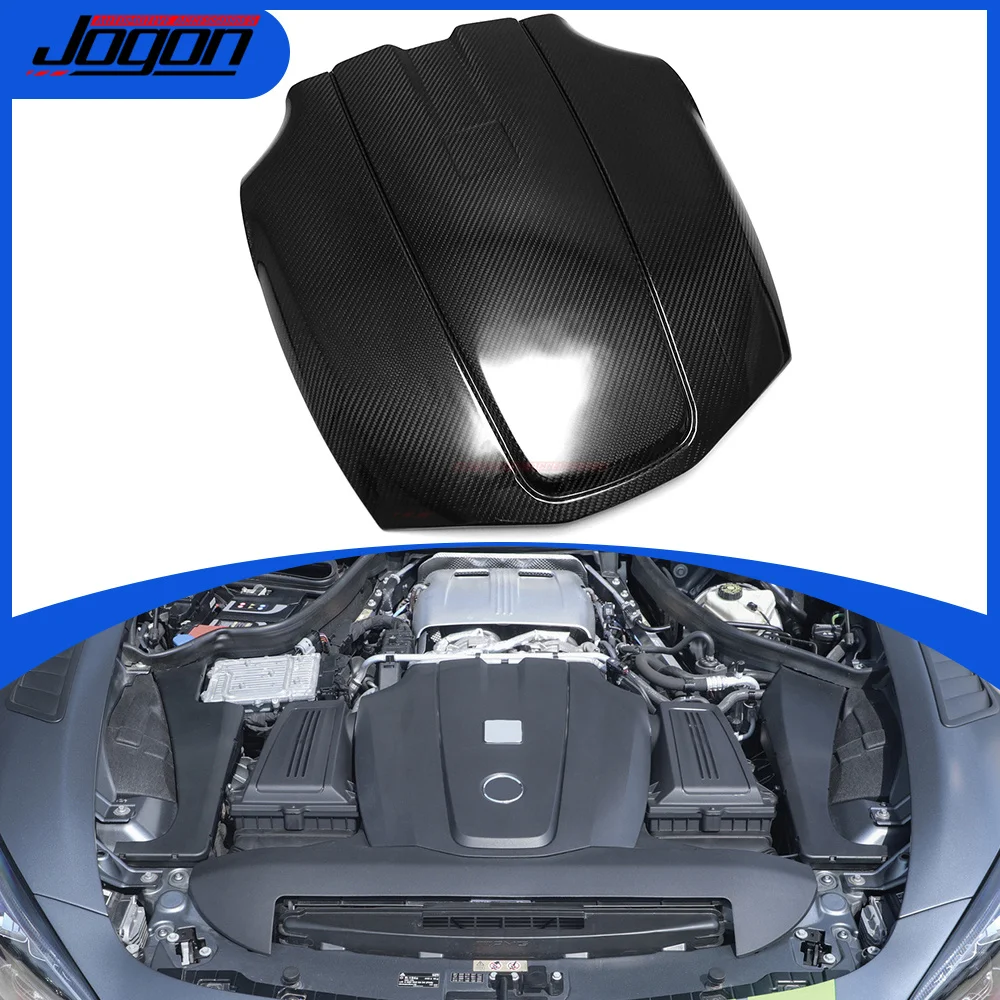 

Real Carbon Fiber Engine Hood Bonnet Vent Cover For Mercedes Benz AMG GTC GTR C190 Car Exterior Mouldings Accessories