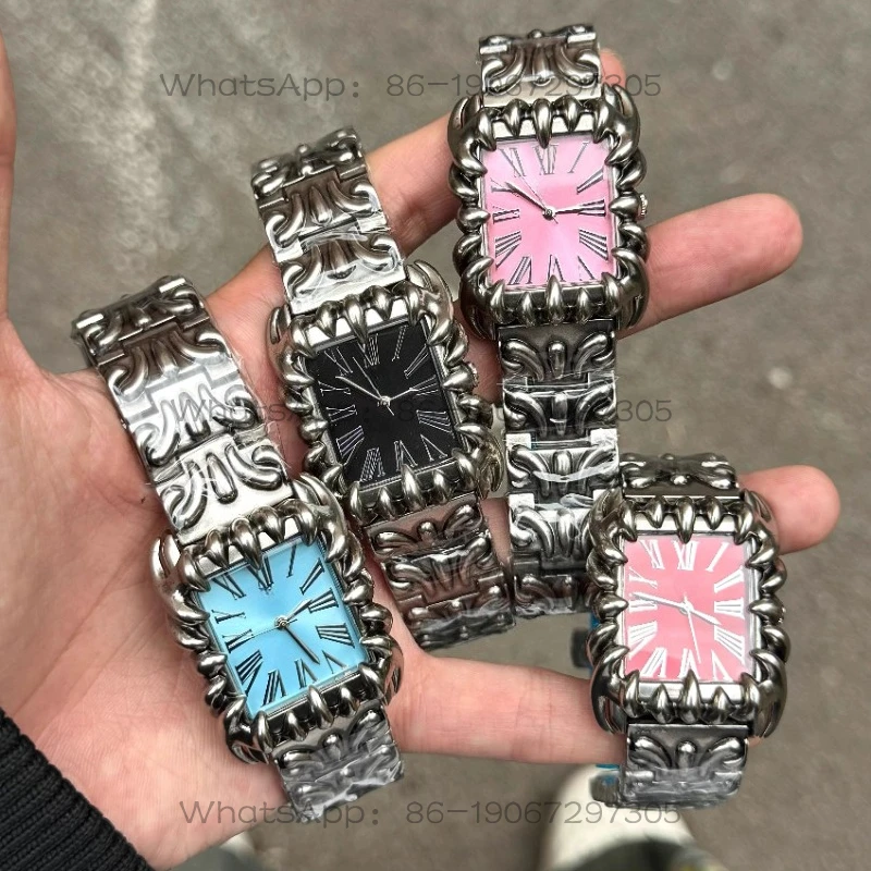 3WWW Square claw retro European and American watch special-shaped advanced ins design