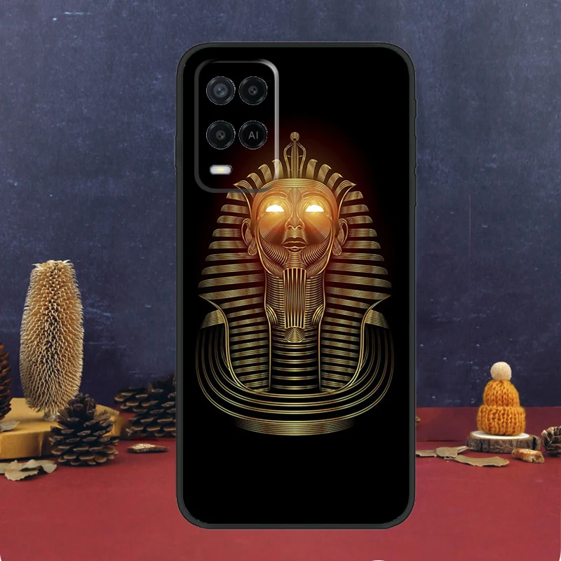 Egypt Egyptian Pharaoh For OPPO A96 A76 A16 A54 A74 A94 A58 A78 A98 A5 A9 A53 A52 A72 A91 A15 A17 A57 A77 A79 Case