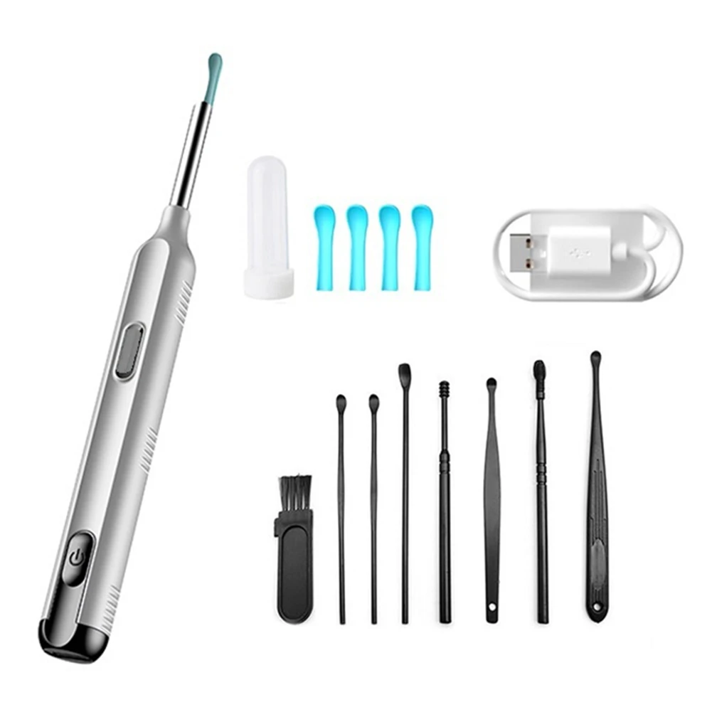 초고화질 무선 스마트 비주얼 귀이개 발광 가정용 청소 도구 귀 제거 스푼