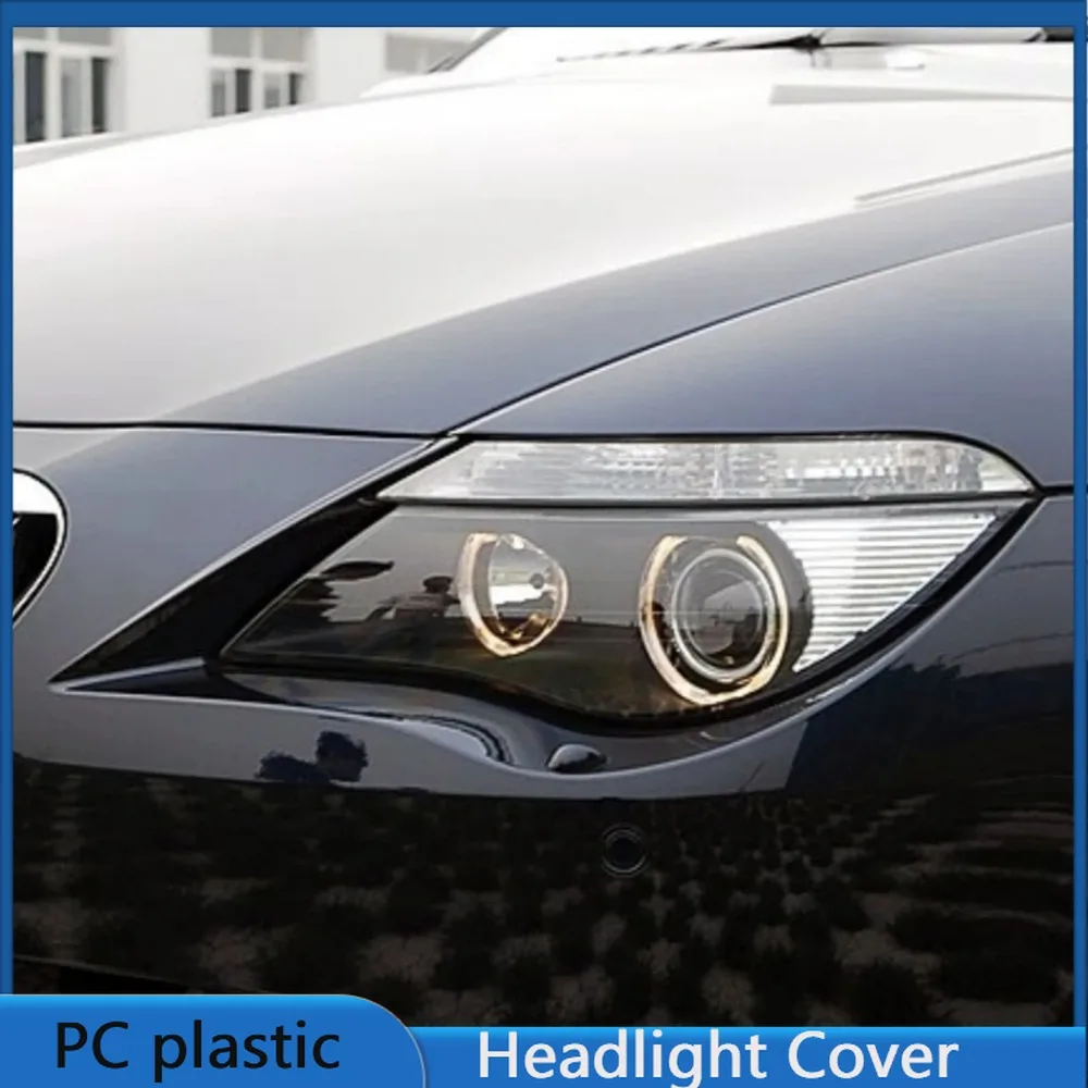 

For BMW 6 Series E63 E64 2004-2007 Year Front Headlight Cover Transparent Lampshade Headlamp Lens Shell Body Kit Accessories