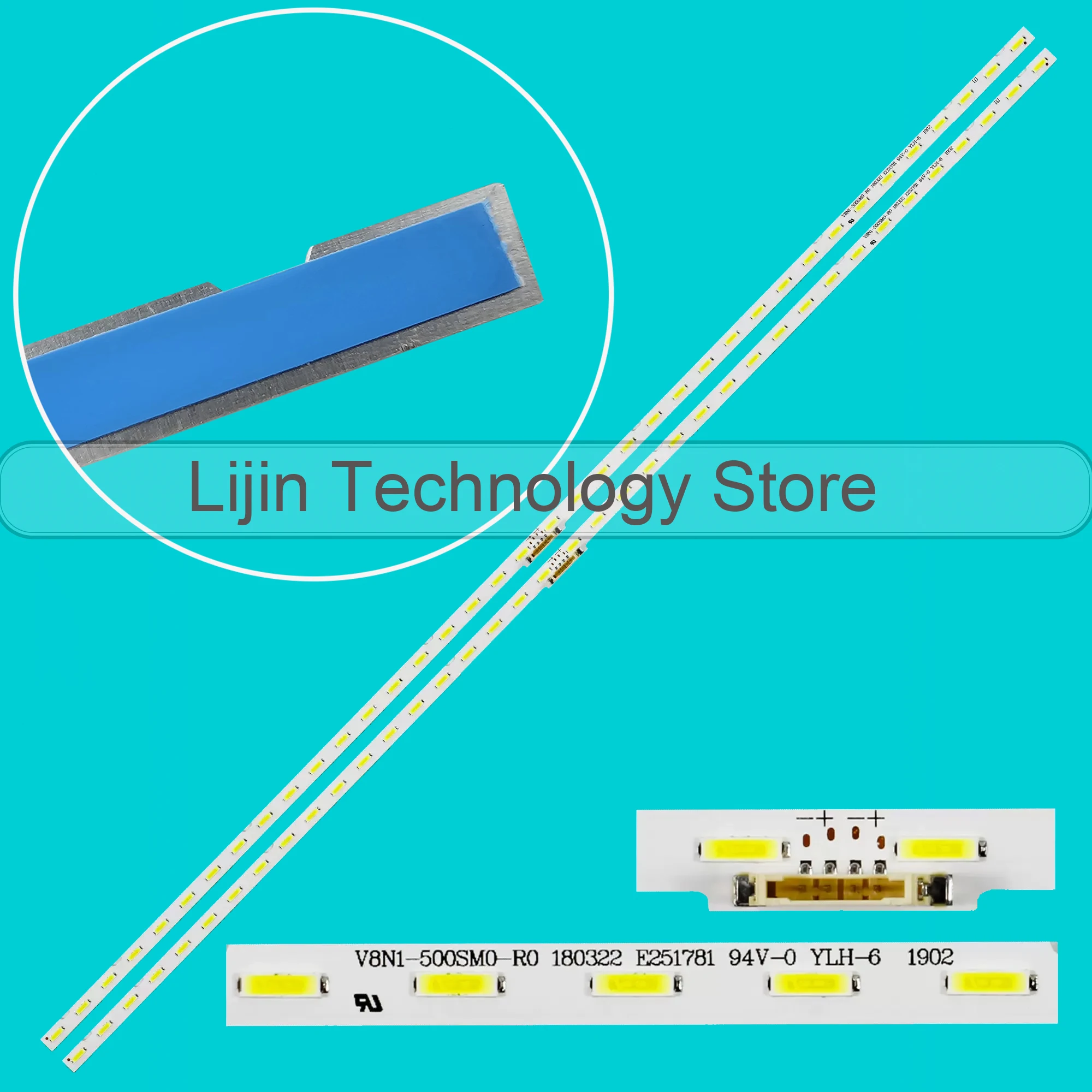 LED Strip For UE50NU7025K UE50RU7100 50NU7100 UN50NU7100 UE50NU7100 UE50NU7400 UN50NU7400 UE50NU7020 UN50NU6900 UE50NU7090