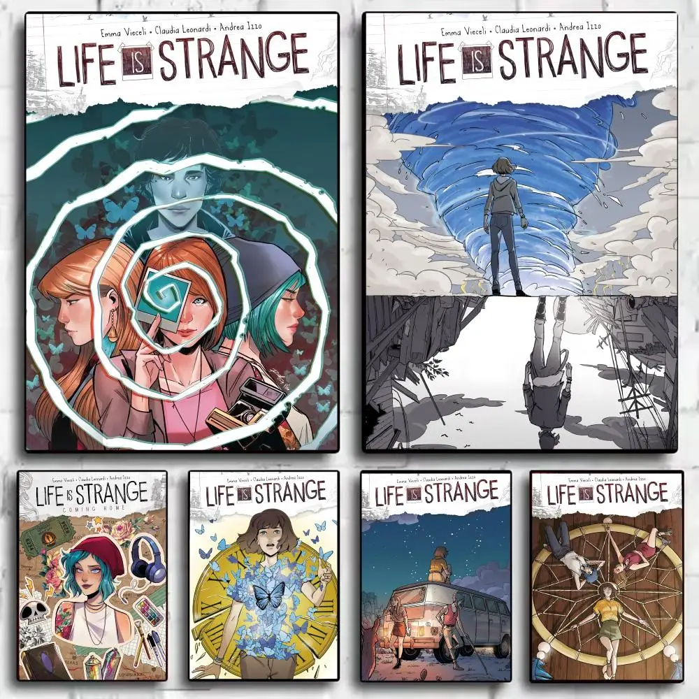

Life Is S-Strange 2 Game Poster Home Living Bed Room Bar Hallway Sticky Wall Art Printing Waterproof Aesthetic Decor