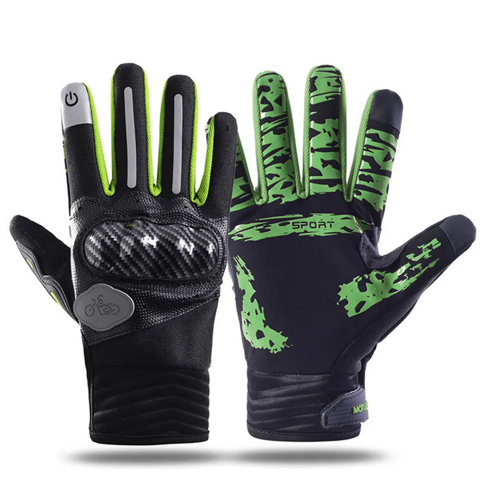 

Motorbike Motocross Riding Gloves Men Motorcycle Gloves Protective Gear Full Finger Touch Screen Guantes Moto Protective Gear