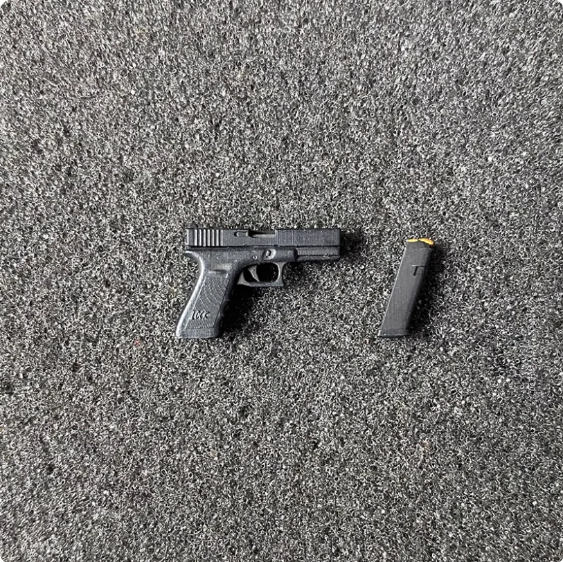 

1/12 Scale Soldier Toy Mini G17 Gun Belt Fit 6'' Action Figure Doll Body DIY Accessories Model In Stock