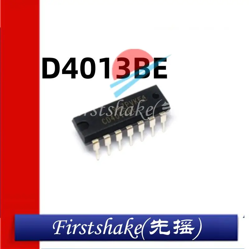 10Pcs Original Authentic In-line CD4013BE PDIP-14 Dual D Class Flip-flop Chip Logic Chip