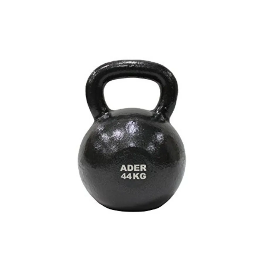 Ader Deluxe Premier Kettlebell لتدريب القوة واللياقة البدنية الوظيفية في المنزل أو صالة الألعاب الرياضية، تصميم متين من الحديد الزهر مع مريح #1