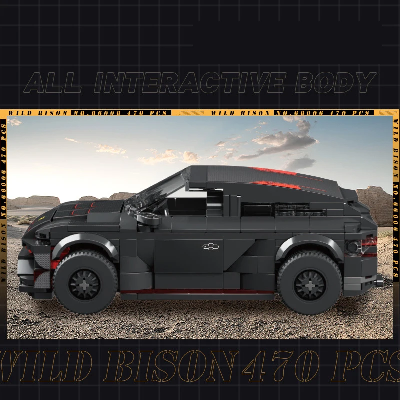 Speed Bull SUV Auto Bronco Bouwsteen Lamborg URUS Bouwmodel Voertuig Baksteen Speelgoed Collectie Voor Kinderen Geschenken