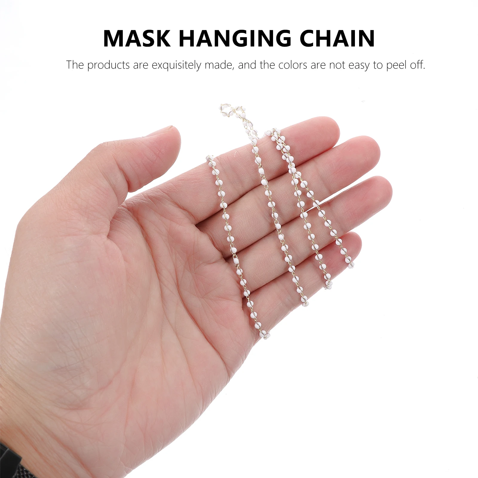 

Beaded Necklace Eyeglasses Chain Hanging Chains Face Mask Holder Strap Vintage Straps Cord Alloy Pendant Sunglasses