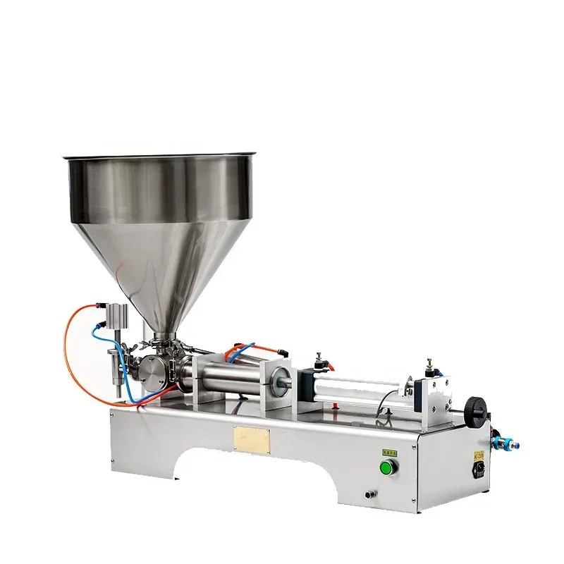 

#Single/double head paste cream gel filling machine for honey filling thick sauce/fruit jam/tomato paste filler