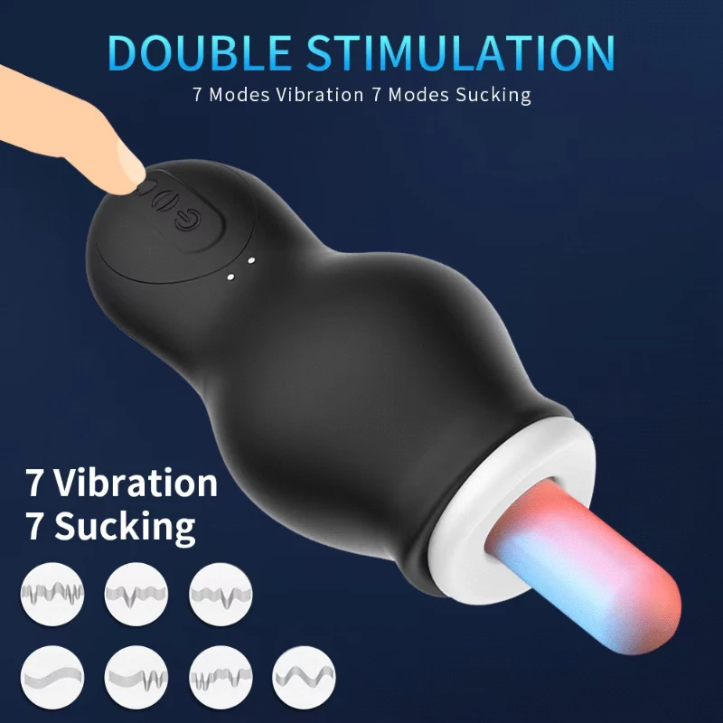 Automatic Sucking Male Masturbators Penis Vacuum Training Cup Blowjob Orgasm Erotic Pocket Pussy Stroker Adult Sex Toys for Men view 3