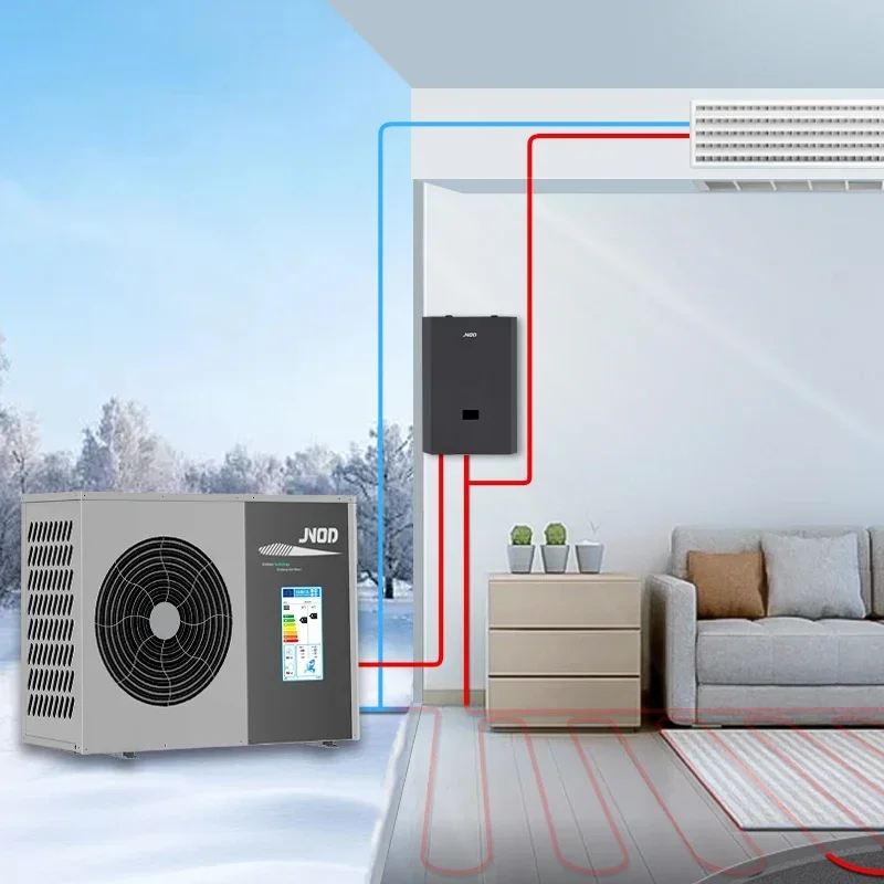 BEST SELL A+++ R290 Warmtepomp Heat Pump High Temperature Outlet Inverter Radiator Underfloor Heating and Fan Coil Cooling Heat