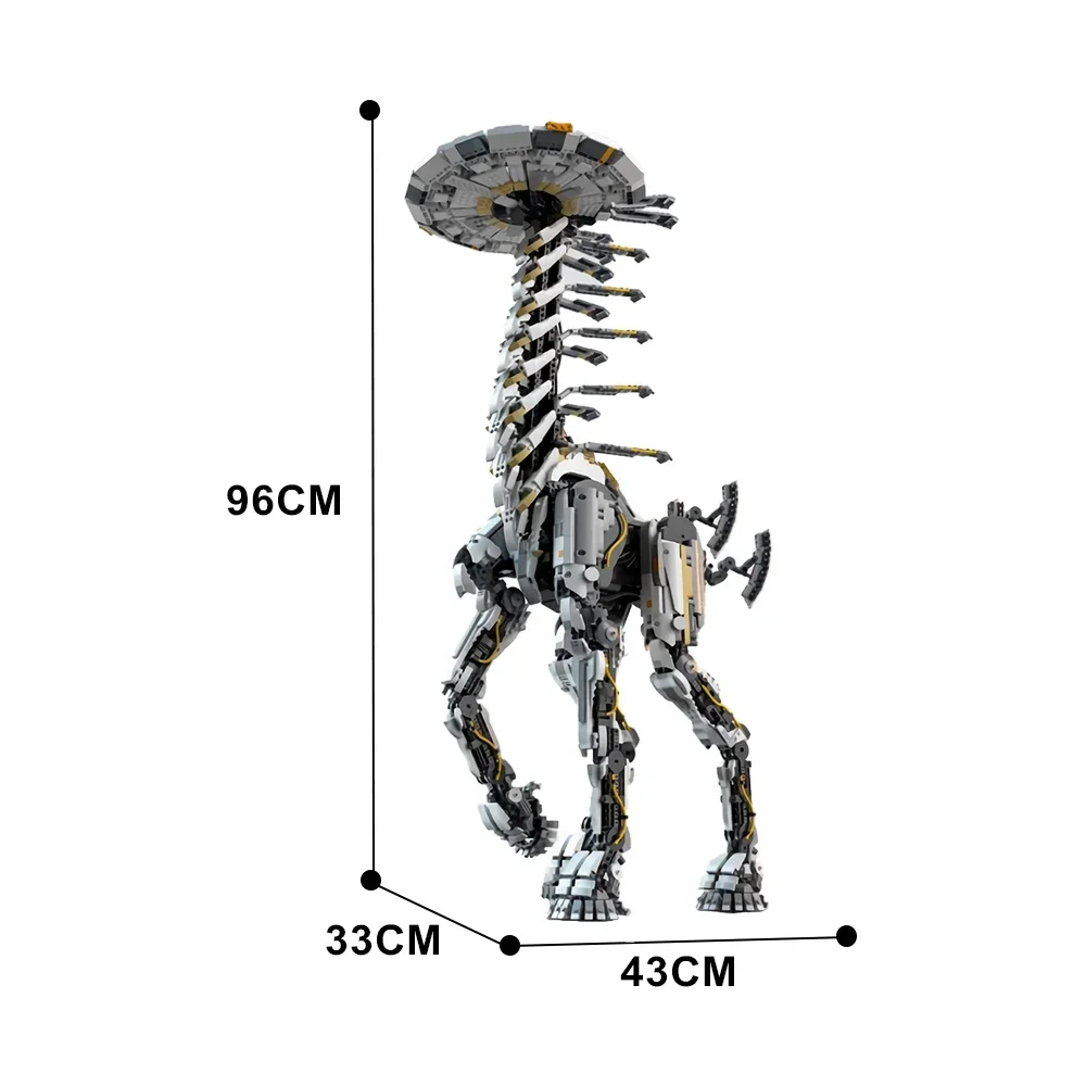 ตัวต่อ MOC เกมสัตว์คอยาว โมเดลยีราฟคอยาว ตัวต่อประกอบ
