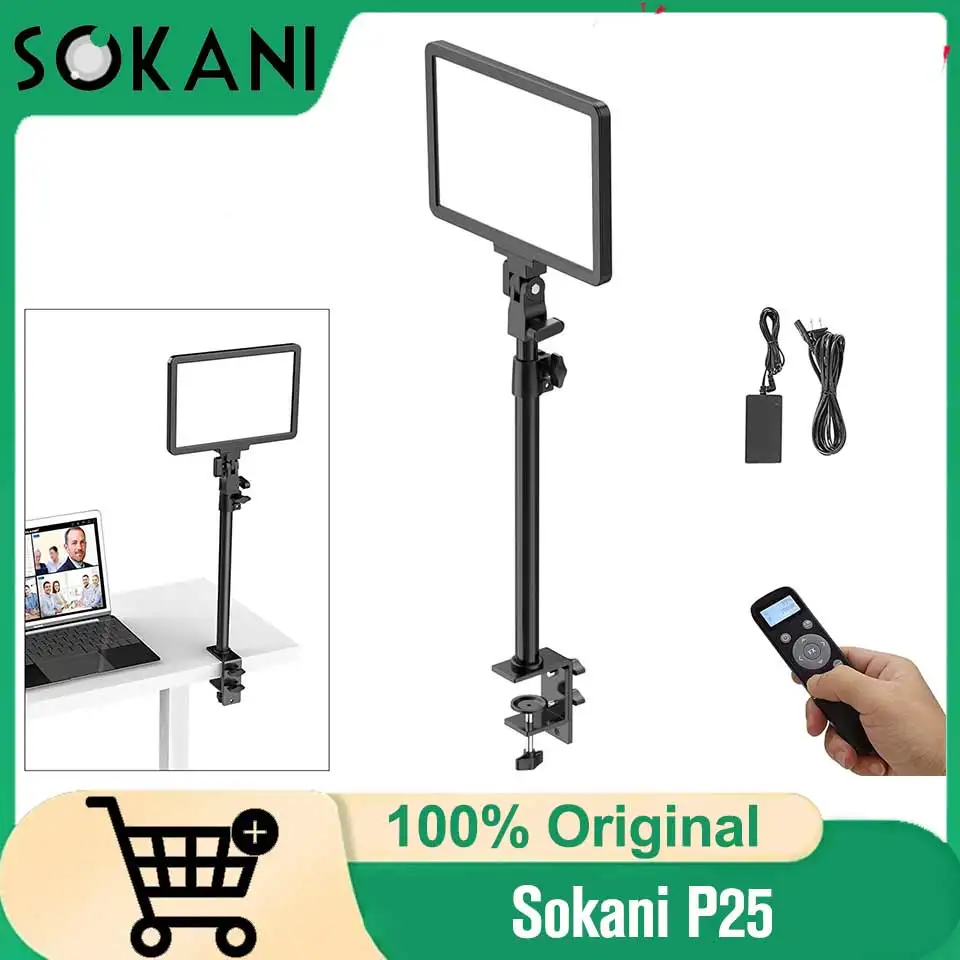 

Sokani P25 Professional LED Light Panel 2800K-8000K CCT Dimmable for Photography, Video Recording, E-sports Live, Meetings