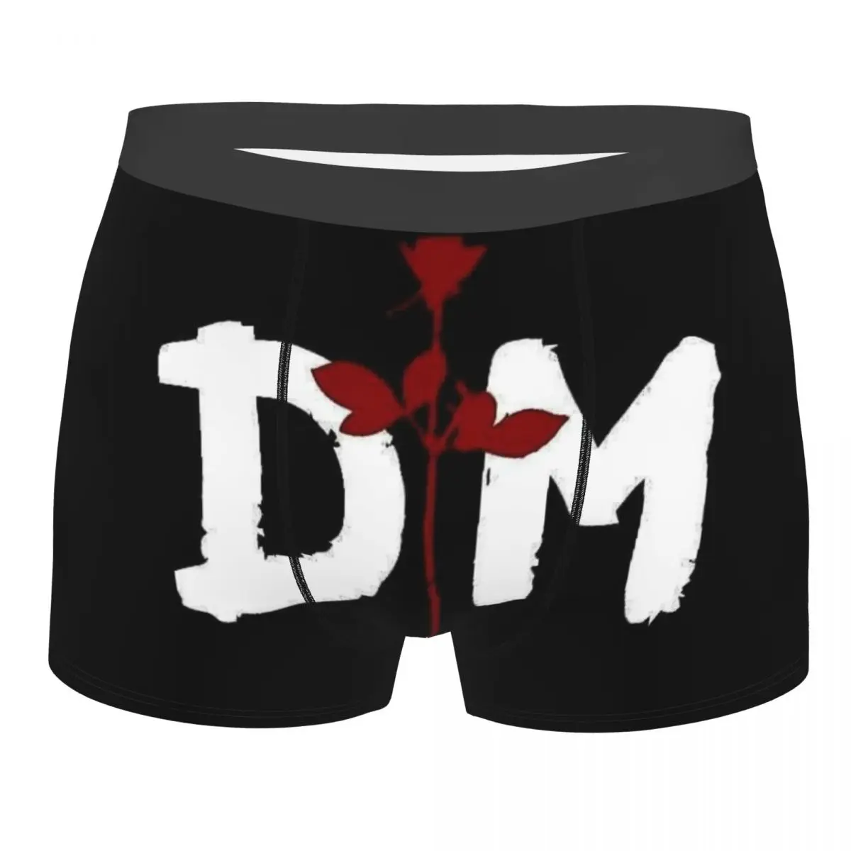 Custom Novelty Electronic Rock Band Depeche Cool Mode Boxers Shorts Underpants Men's Stretch Briefs Underwear