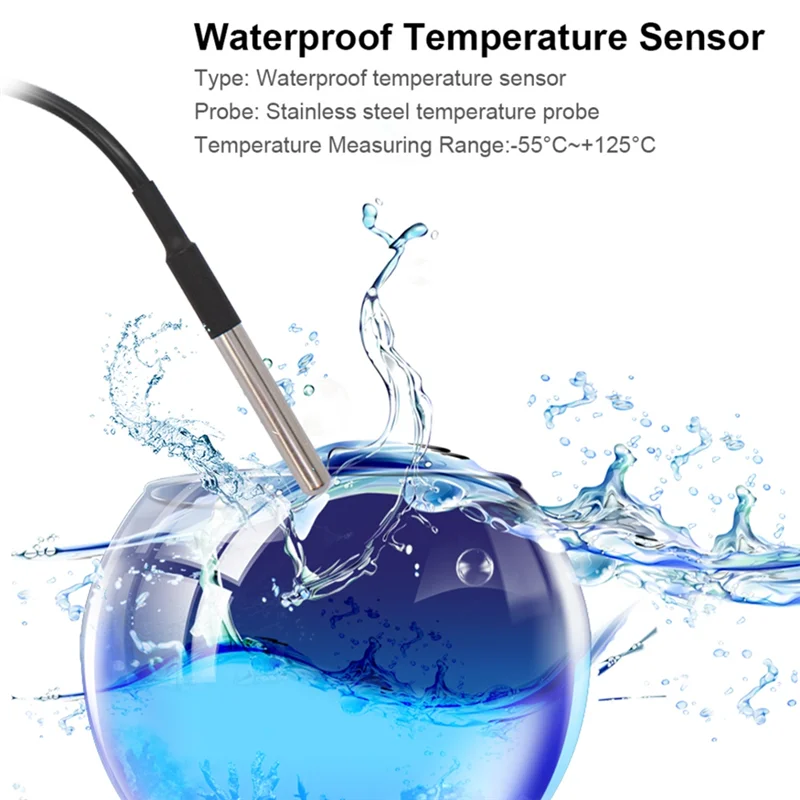 HLZS-Ewelink 컨트롤러 스위치 Wifi 스마트 온도 스위치 10A 온도 센서는 Alexa Google 홈과 함께 작동합니다.